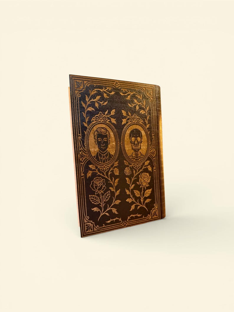 The Picture of Dorian Gray Book-Shaped Keepsake Box, Personalised Wooden Gift — photograph 3