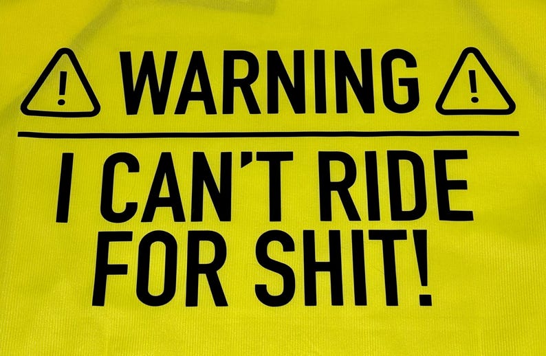 Funny Hi-Vis Horse Riding Vest, Adult Equestrian Joke Gift — photograph 2