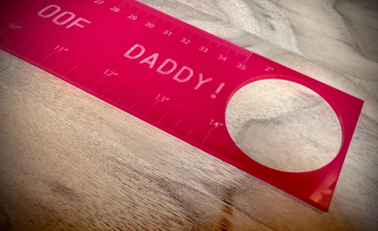 Rude Novelty Ruler, Adult Gag Gift for Hen and Stag Parties — photograph 1
